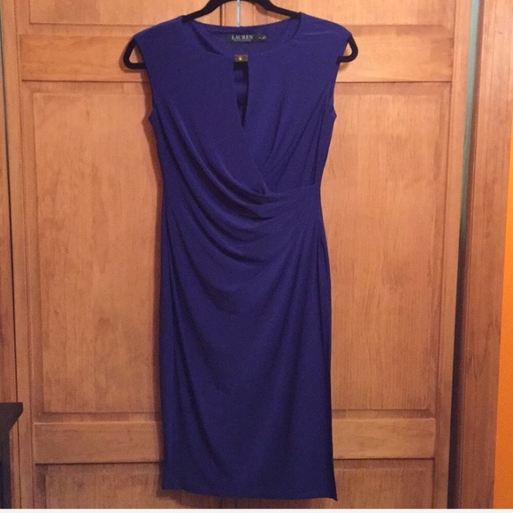 NWOT Ralph Lauren blue dress sz 4 - Picture 6 of 7